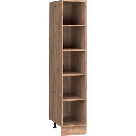 Küchenregal, Goldkraft Eiche, 30 cm ohne Arbeitsplatte, Vicco (1/5)