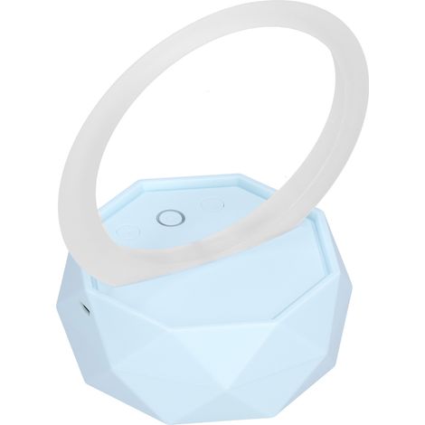 Enceinte sans fil avec 3 thèmes LED, lumière nocturne, design unique et portable pour fêtes à domicile - Bleu (1/5)