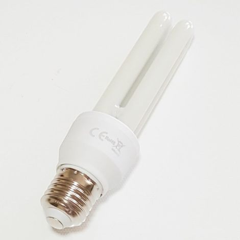 TrAdE Shop Traesio - Lampadina Led E27 13w 2u Tubolare Opaca Luce Calda 3000k Naturale 4000k Fredda 6500k - -Bianco Naturale - (1/2)