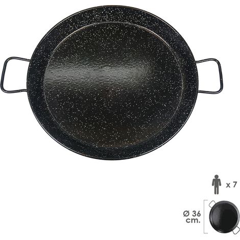 -CAHERSA- PAELLA ESMALTADA 36 CMS GARCIMA - ENVIO GRATUITO -