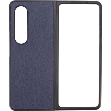 Faltbare Schutzhülle aus PU-Leder für Samsung Galaxy Z Fold 4, stilvolle und komfortable Schutzhülle, blaue Farbe (1/5)