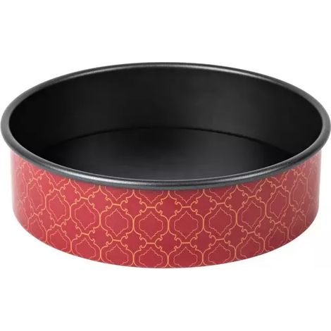 Roter Backform 20 cm mit abnehmbarem Boden