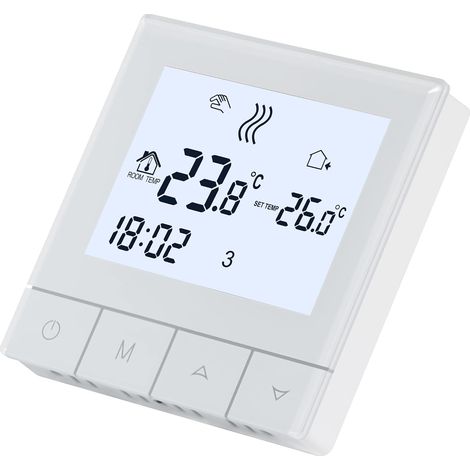 Thermostat Connecté Thermostat Programmable Thermostat WiFi Compatible avec écran LCD pour Facilité de Contrôle, TDS75WIFI-EP (1/5)