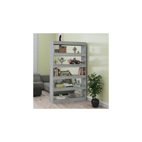 Bibliothèque-Séparateur de pièce sonoma gris 100x30x166 (1/5)