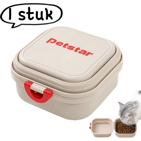 pièce - Gamelle pour animaux de compagnie - Gamelle double pliable pour l'extérieur - Gamelle à boire et à manger pour chats et chiens - Gamelle à boire portable pour utilisation en extérieur - 14,313 (1/5)
