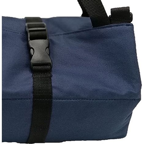 Ausziehbare, wandmontierte Werkzeugtasche mit Schnalle, dunkelblaues Oxford-Gewebe, Hängeaufbewahrung für Autoteile und Heimwerkerprojekte (1/5)