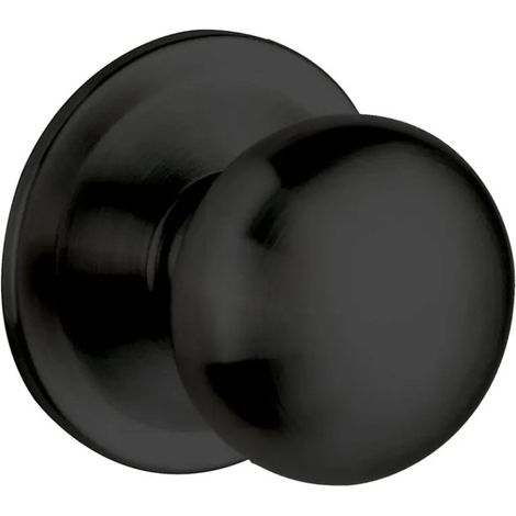 Bouton Seta Street noir mat - SETA - Boutons de porte d'entrée