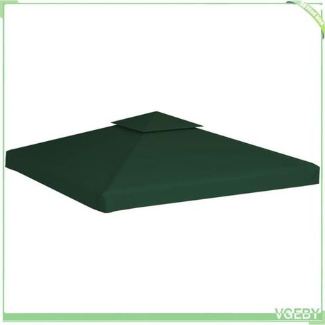 Couverture de toit - FAFEICY - 40876 - 3 x 3 m - 310 g/m² - Vert (revêtement PVC) (1/5)