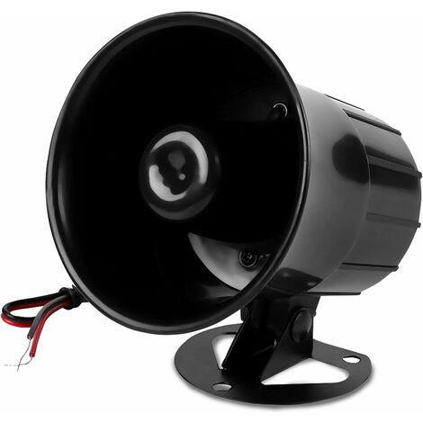 BUNTHAUS Système d'alarme Sirène intérieure de klaxon pour 110dB Ignifuge 110dB de système de Protection de sécurité à la Maison DC 12V (1/5)