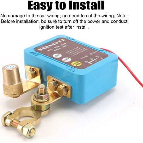 Interruttore di spegnimento della batteria dell'auto, disconnessione remota, 12V, 240A, protezione della batteria, spegnimento e arresto automatici, per camion e imbarcazioni