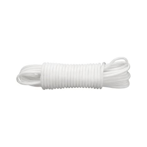 Cavo in plastica bianca Ø 5 mm. per stendibiancheria 10 mt.