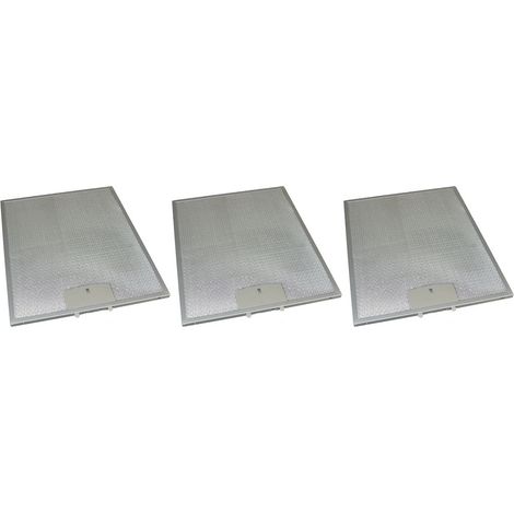 3 x Universal Cooker Hood Metal Grease Filter 250mm x 311mm (1/2)