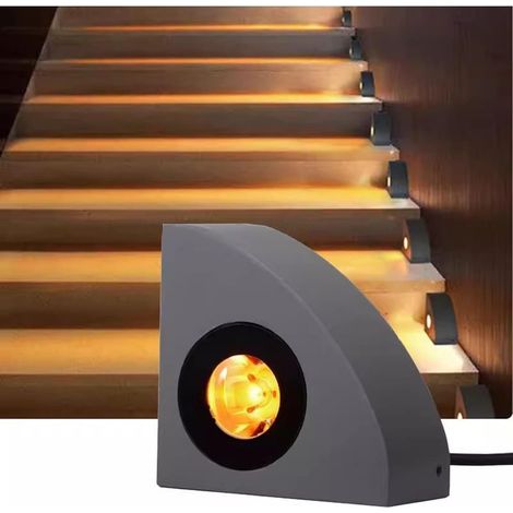 Einbau-LED-Außenleuchte, IP65 wasserdicht, für Stufen, Treppen, Gartenmauern, Terrassen und andere Flächen, für mehr Sicherheit und ein stimmungsvolles Ambiente / 3 W (1/5)