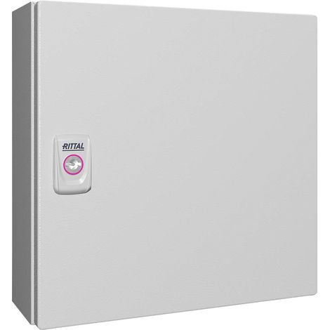 Rittal KX 1555.000 Contenitore da installazione, Contenitore da parete 300 x 300 x 120 Lamiera d'acciaio Grigio (RAL 70