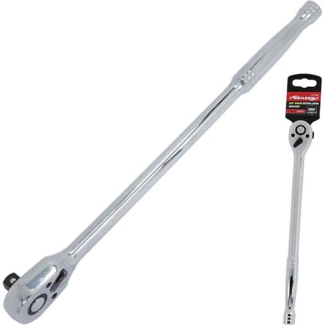 3/8"" Long Ratchet 72T Quick Release Socket Ratchet Handle 280mm CT1154