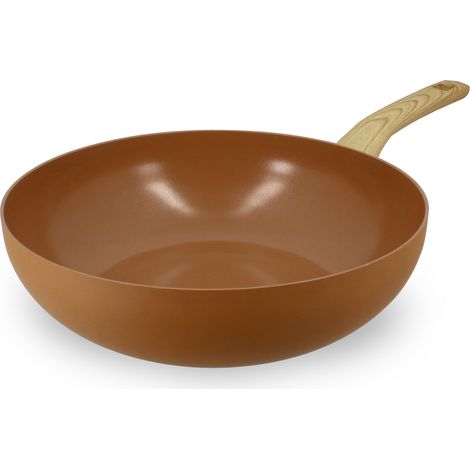 Wok en aluminium 28cm, COLORAMA
