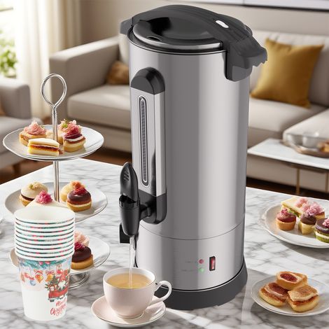 Wolketon dispensador de bebidas calientes 10 L – termostato regulable, indicador de nivel, protección contra sobrecalentamient (1/5)