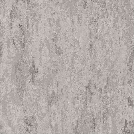 Ton-sur-ton wallpaper wall Profhome 326516 non-woven wallpaper slightly textured Ton-sur-ton shiny grey silver 5.33 m2 (57 ft2) (1/5)
