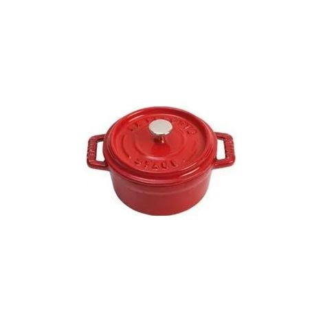 Staub 22cm Cocotte en Fonte Émaillée Cerise (1/3)
