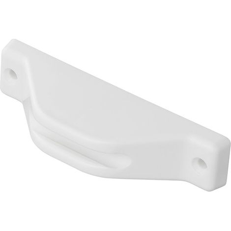 Parte inferiore del fermaporta, bianco, per roulotte/camper