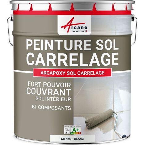 Badewannenlack - Badewannenfarbe - Badewannenbeschichtung - Lack fürs Bad und für Emaillebadewanne - Epoxyfarbe | Epoxidfarbe - Weiß RAL 9003 - 1kg kit bis zu 5m² für 2 Schichten
