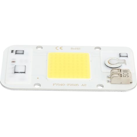 Lampe LED 50W haute tension 220V, puce intégrée sans driver, pour croissance végétale, lumière blanche, ampoule horticole à spectre complet (1/5)