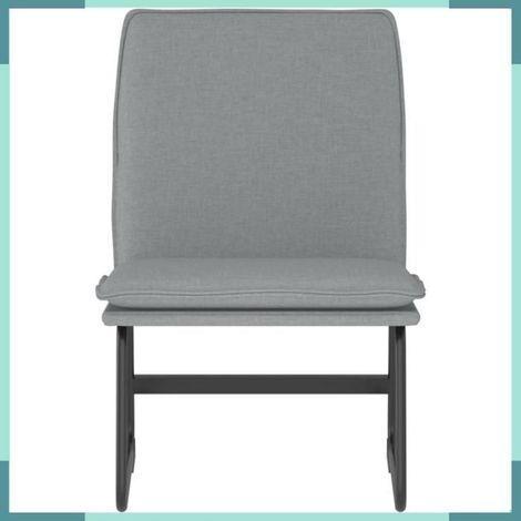Chaise longue - 351312 - Gris clair - Tissu (100% polyester) - 52 x 75 x 76 cm (1/5)