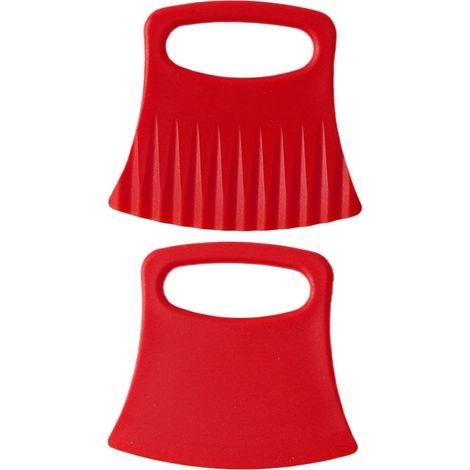 Coupe-légumes incurvé, coupe-légumes ondulé, coupe-frites, outil multifonctionnel pour couper les pommes de terre, 2 hachoirs pour couper (1/5)