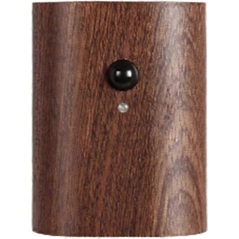 LED-Wandleuchte aus Holz mit Bewegungsmelder, Infrarot-Nachtlicht, USB-Ladeanschluss, Lampe für Schrank oder Kleiderschrank. (1/5)