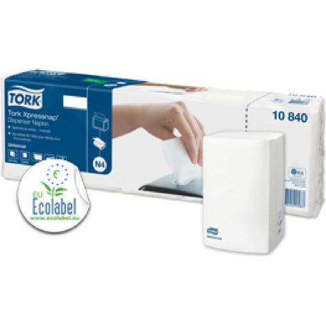 Serviettes Tork 10840 cellulose 100% 21.6x33 cm