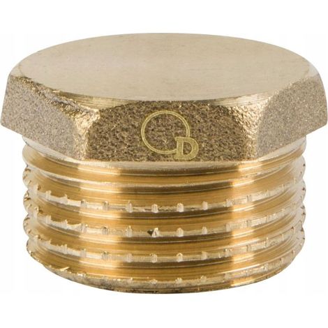 TAPÓN DE LATÓN DE 3/4 PULGADA