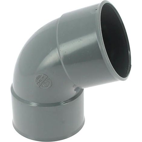Coude 67°30 PVC évacuation Femelle Femelle Ø80