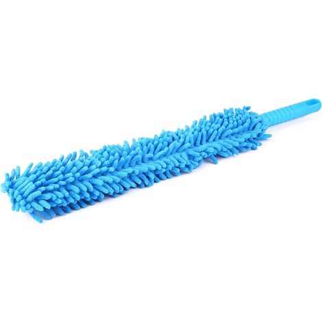 Brosse De Nettoyage Automobile - Microfibre Souple Et Flexible - Pour Jantes Roues Moteur Grille Échappement - 1 Pièce (1/5)