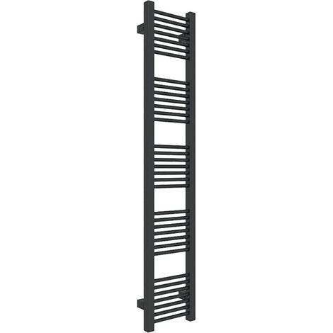 Sèche-serviette eau chaude noir de 710mm de haut et 230mm de large - 185 Watt - MIK710/230SXN (1/5)