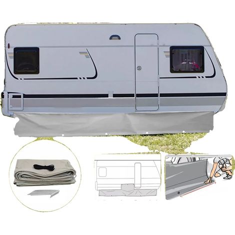 Gonna parasole per camper, include copri passaruota, facile installazione, 1 set (1/2)