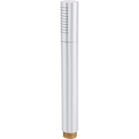 Pommeau de Douche à Main, Matériau en Cuivre, Poli, Prise Confortable, Détachable, Réutilisable, Filetage G 1/2, 19,2 2,4 2,4 Cm, pour Salle de Bain (1/5)