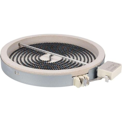 Foyer radiant 1700W - Diamètre : 200 mm pour four, cuisinière Whirlpool, Bosch, Bauknecht, Laden - 480121101516