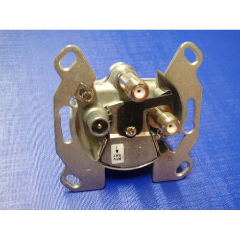 Hager Base de antena doble coaxial moderna