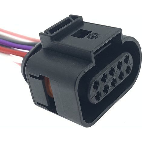 6X0973815 Mâle/Femelle 1J0973715 Compatible avec les blocs de verrouillage de portières et les prises de radar de recul des voitures Volkswagen et Audi (10 broches) (1/4)