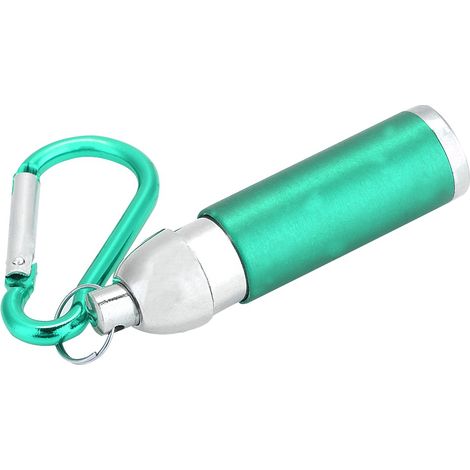 Lampe De Poche Led - Alliage D'aluminium - Portative Avec Porte-clés - Mode Double Éclairage - Vert (1/5)