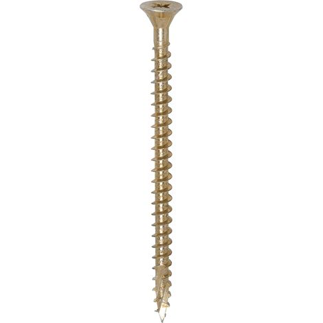 TIMCO C2 Strong-Fix Multi-Purpose Premium Countersunk Gold Woodscrews - 5.0 x 75