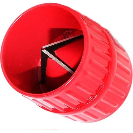 MIMOSON-Pipe Deburring Tool,Inside and Outside Deburring Tool Universal Outil d'ébavurage Tuyaux de débavurage Plastic Copper Pipe Deburring Tool(TC-535) (1/5)