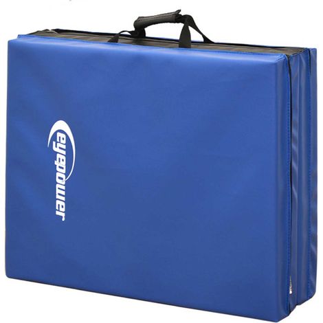 eyepower Materassino imbottito XL 200x60x5cm allenamento sport ginnastica Blu (1/5)