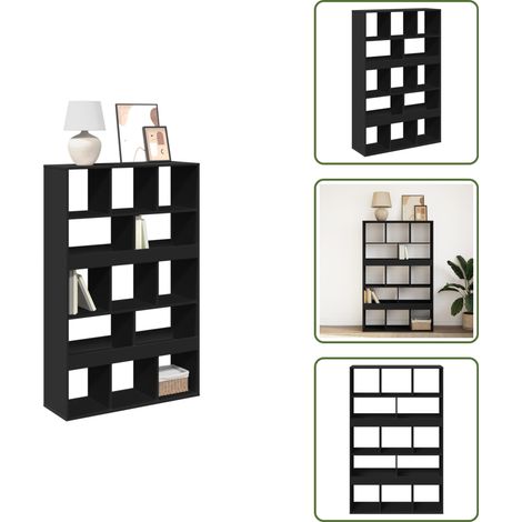 Libreria per casa - vidaXL Libreria Nera 100x33x156,5 cm in Truciolato - Libreria decorativa