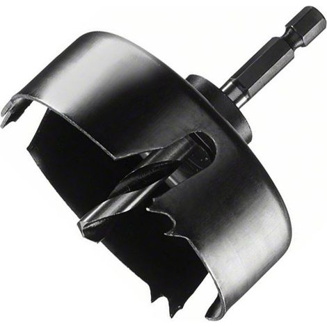 Bosch Scie cloche pour bois et plaques de plâtre avec porte-outil, 70 x 27 mm