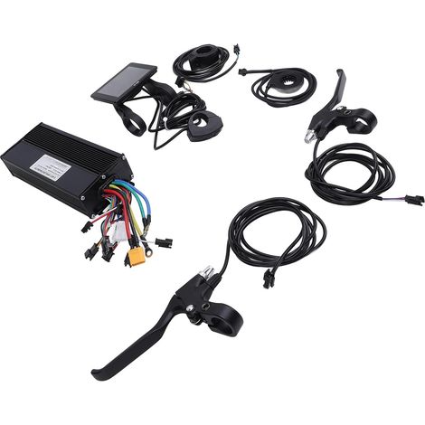 Kit de Contrôleur de Vélo électrique 40A pour Systèmes 36V 48V 52V avec Affichage et 3 Modes de Commande de sans Balais (1/4)
