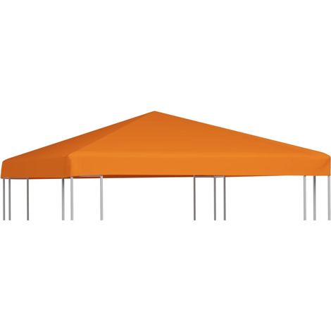 vidaXL Gazebo Top Cover 310 g/m² 3x3 m Orange