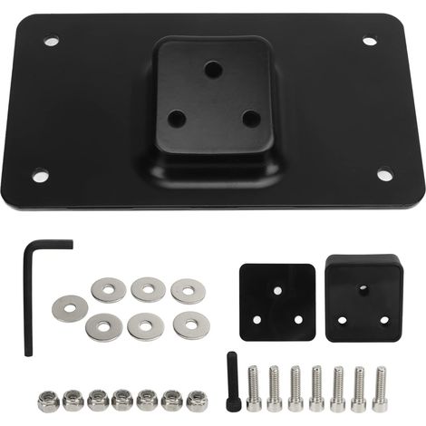 Support de Plaque d'Immatriculation, Kit de Fixation à 3 Trous compatible avec 1973 et Plus, Accessoire Moto (1/5)