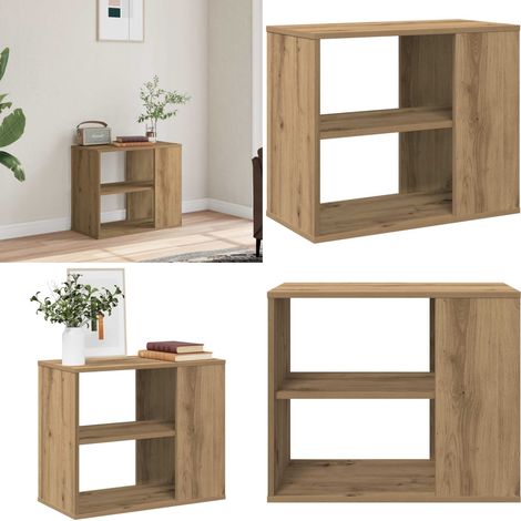vidaXL Beistellschrank Artisan-Eiche 60x30x50 cm Holzwerkstoff (1/5)