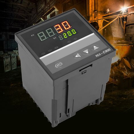 Thermostat régulateur de température PID intelligent REX C900 pour machines de four. (1/5)